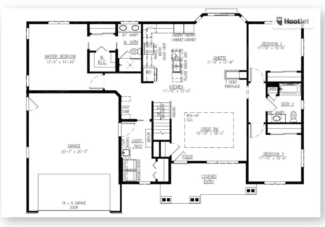 Freedom III Floor Plan Freedom III Floor plan