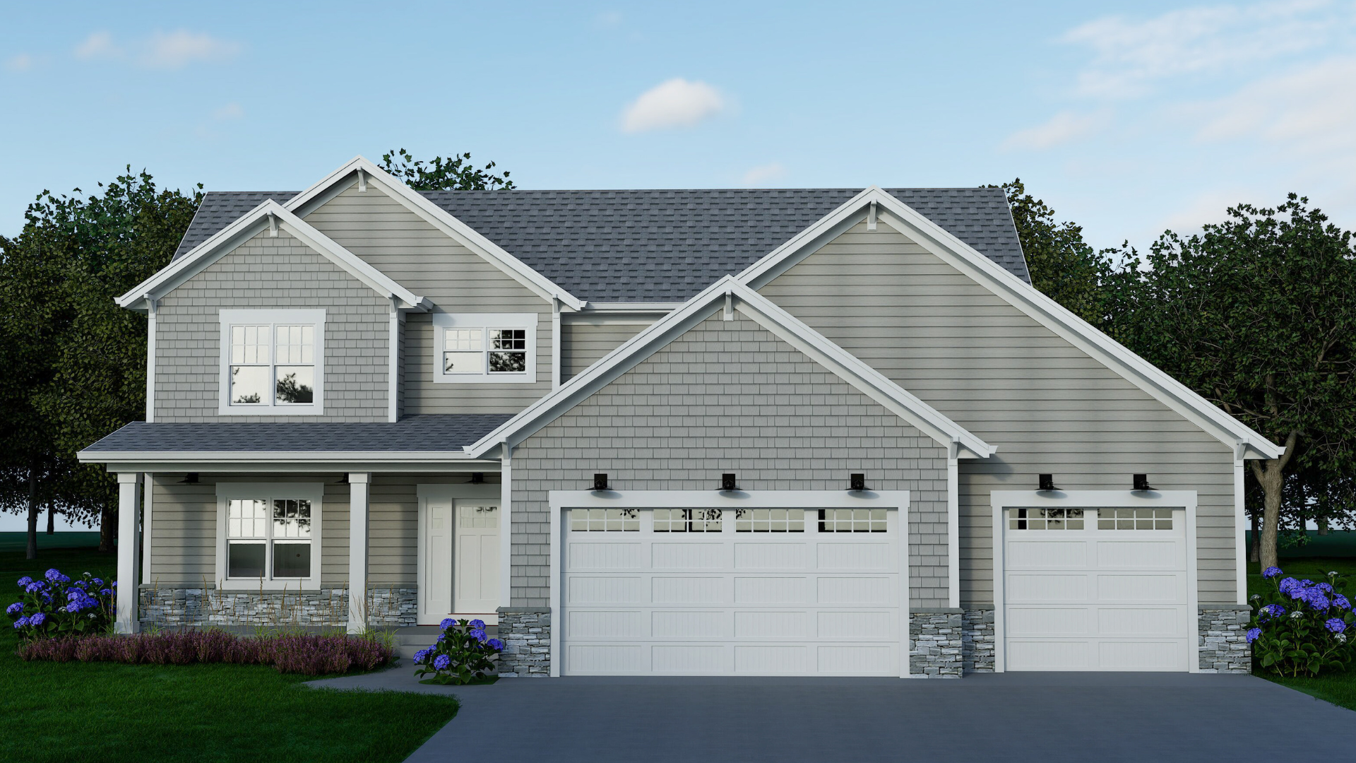 Two Story Home - Cobblestone Builders - Milwaukee, WI